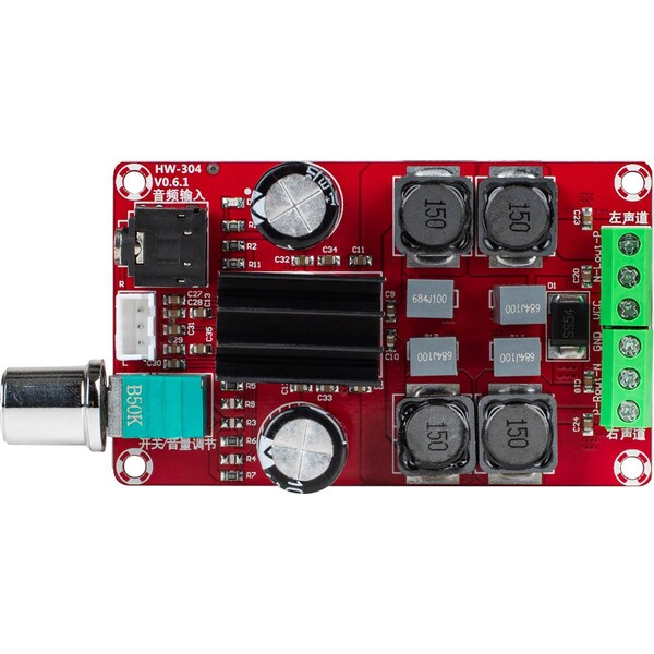 Main product image for 2x50W Class D Stereo Amplifier Board with Volume Control329-699